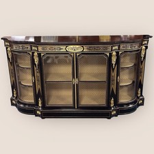 Victorian ebonised serpentine for sale  UK