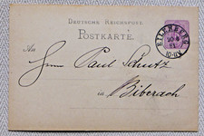 Postkarte ganzsache deutsches gebraucht kaufen  Göppingen