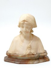 Jugendstil alabaster mädchen gebraucht kaufen  Ratingen