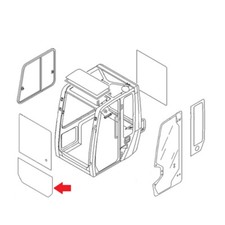 Vidro inferior frontal 03786-07104 compatível com Takeuchi comprar usado  Enviando para Brazil