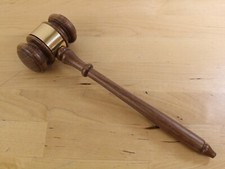Wood brass gavel for sale  Citrus Heights