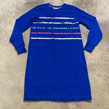 Vestido Boden Feminino Tamanho 10L Mabel Moletom Malha Midi Manga Longa Listrado Azul comprar usado  Enviando para Brazil