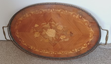 Vintage oval wooden for sale  POLEGATE