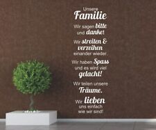 Wandtattoo wohnzimmer spruch gebraucht kaufen  Wilster