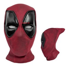 Deadpool Wade Winston Wilson Cosplay Máscara Facial Completa Capuz Viseira Halloween Novo, usado comprar usado  Enviando para Brazil