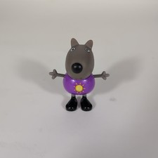 Boneco Peppa Pig Danny Dog camisa roxa design amarelo sol Jazwares 2" 2003 raro comprar usado  Enviando para Brazil