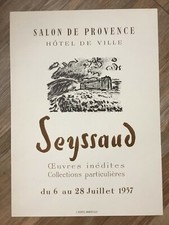 Affiche lithographie rené d'occasion  France