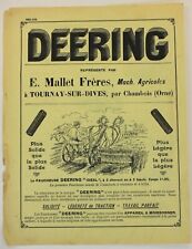 Prospectus brochure faucheuse d'occasion  Auneau
