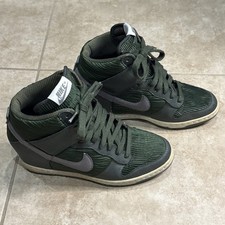 Tênis Nike Dunk Sky High Hidden Wedge verde carbono 528899-302 feminino EUA 8, usado comprar usado  Enviando para Brazil