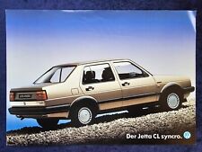 Jetta syncro prospekt gebraucht kaufen  Vechta