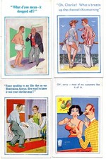 Postcards comedy seaside for sale  CARSHALTON