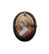Antica spilla liberty usato  Roma