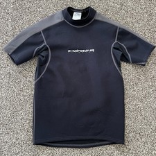 Camisas masculinas NRS médias pretas hidroskin G2 neoprene natação surf manga curta comprar usado  Enviando para Brazil