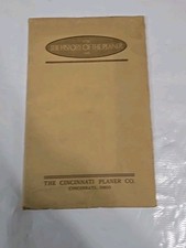 Cincinnati planer co. for sale  Menomonie