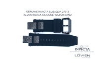 Usado, Autêntica pulseira de relógio Invicta Subaqua 27313 silicone preto 32,2 mm comprar usado  Enviando para Brazil