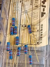Usado, 4 peças Riken Ohm RMG 270R 270 ohm 1/2W 1% resistor de carbono comprar usado  Enviando para Brazil