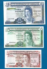 Gibraltar - 3 x BANKNOTEN - 1 POUND / 10 POUNDS 1986 / 1988 - UNCIRCULATED SET comprar usado  Enviando para Brazil