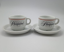 Conjunto de xícara e pires de café expresso PASQUINI Demitasse (X 2) Frasier TV ‘Café Nervosa’ 3 oz comprar usado  Enviando para Brazil