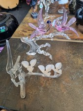 Glass bird ornaments for sale  FROME