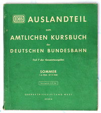 Deutsche bundesbahn auslandtei gebraucht kaufen  Mittweida