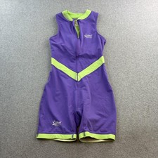 JAM! Trisuit feminino triatlo médio sem mangas acolchoado corrida natação bicicleta corrida comprar usado  Enviando para Brazil