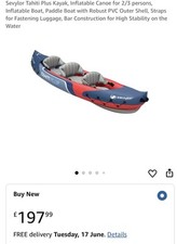 Sevylor canoe inflatable for sale  DARWEN