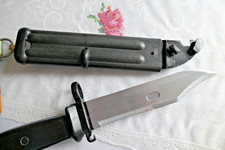 Original DDR NVA Messer Bajonett mit Scheide und Koppelschuh für AK47, usado comprar usado  Enviando para Brazil