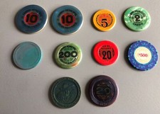 Lot jetons casino d'occasion  Lavera