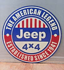 Placa de esmalte de porcelana JEEP 4X4 THE AMERICAN LEGEND 48 POLEGADAS 4 PÉS PLACA DSP comprar usado Placa de esmalte de porcelana JEEP 4X4 THE AMERICAN LEGEND 48 POLEGADAS 4 PÉS PLACA DSP comprar usado  Enviando para Brazil