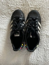 Adidas superstar black for sale  LYTHAM ST. ANNES