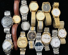 Lote 15 Vintage All SEIKO Relógio Asstrd Masculino Lote Sportsmatic Railroad Cronógrafo comprar usado  Enviando para Brazil