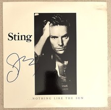 Usado, Disco de vinil autografado assinado por STING “Nothing Like The Sun” + 2LPs 1987 comprar usado  Enviando para Brazil