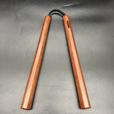 Vintage Nunchucks Chuka Sticks Nunchaku Madeira com Corda 12" comprar usado  Enviando para Brazil