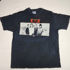Camiseta Vintage 1987 U2 The Joshua Tree Tour Ponto Único Grande Extra Grande Fabricada Nos EUA comprar usado  Enviando para Brazil