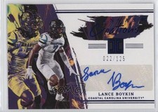 2023 Chronicles Draft Picks Impeccable Canvas Creations Blue Lance Boykin Auto comprar usado  Enviando para Brazil