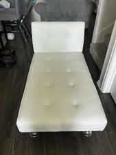 white leather chaise lounge for sale white leather chaise lounge for sale Baytown