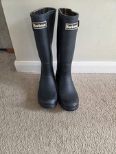 Barbour wellies navy for sale  WALTHAM CROSS