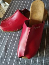 Esprit clogs rot gebraucht kaufen  Hamm