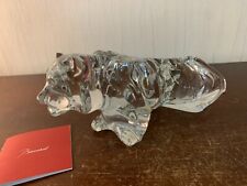 Tigre affût cristal d'occasion  Baccarat