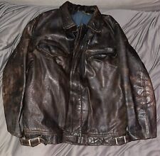 Alte braune lederjacke gebraucht kaufen  Bonn