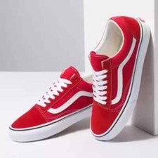 Usado, Tênis Vans novo em folha unissex clássico corrida vermelho old skool tênis de skate masculino 9 comprar usado  Enviando para Brazil