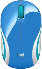 Usado, Logitech Mini Mouse Inalámbrico M187, Mouse Portátil Tamaño Bolsillo para Portátiles Azul segunda mano  Embacar hacia Argentina