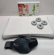 Nintendo Wii Fit Balance Board + Wii Fit + Wii Active Games Bundle comprar usado  Enviando para Brazil