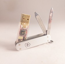 Canivete suíço Victorinox Flash prata Alox 4GB USB flash drive CHEMOTECHNIK, usado comprar usado  Enviando para Brazil