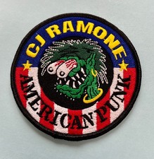 RARO ADESIVO TECIDO CÍRCULO CJ RAMONE "American Punk" cor completa NOVO Ramones, usado comprar usado  Enviando para Brazil