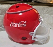 Raro capacete de futebol Coca-Cola frasco de biscoito chip/bandeja de imersão VNTG feito nos EUA retrô comprar usado  Enviando para Brazil