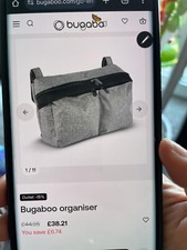 Bugaboo organiser bag for sale  SWINDON