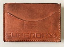Superdry brown leather for sale  BRACKLEY