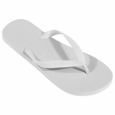 White flip flops for sale  PETERBOROUGH