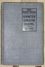 1912 The Lake English Classics Shorter English Poems  Scudder Hardcover comprar usado  Enviando para Brazil